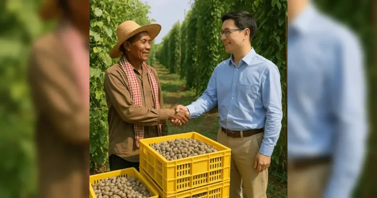 Cambodia's direct export trade route to China bypassing Vietnam and Thailand.